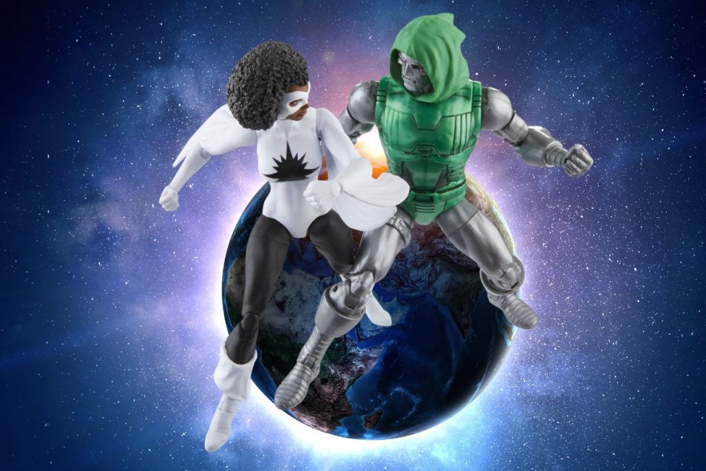 Action Figure Marvel Legends - Avengers Beyond Earth's Mightiest - Captain Marve vs Doctor Doom